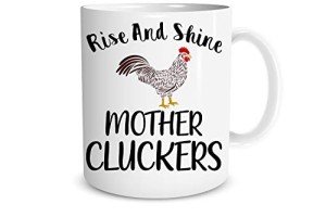 Mother Cluckers! Funny Rooster Coffee Mug