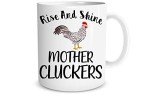 Mother Cluckers! Funny Rooster Coffee Mug