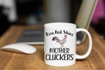 Mother Cluckers! Funny Rooster Coffee Mug