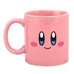 Big Face Kirby 16 Oz Pink Mug