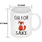Oh, For Fox Sake! Funny Coffee Mug