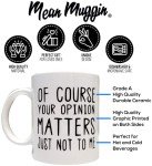 Your Opinion Matters... Just Not to Me Mug