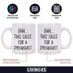 Funny Spreadsheet Mug for Accountants - 11oz