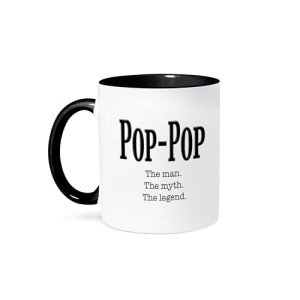 Funny Black Ceramic Mug with Saying