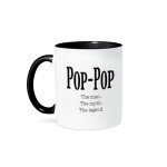 Funny Black Ceramic Mug with Saying