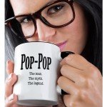 Funny Black Ceramic Mug with Saying