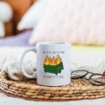 Funny Dumpster Fire Mug - Let It Shine!