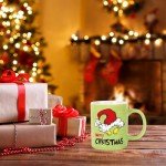 Funny Green Christmas Character Mug - 12oz