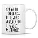Luckiest Boss Mug - Perfect Gift for Any Occasion