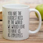 Luckiest Boss Mug - Perfect Gift for Any Occasion