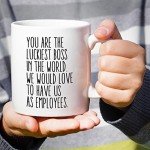 Luckiest Boss Mug - Perfect Gift for Any Occasion