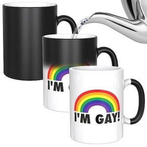 I'm Gay Rainbow Heat Change Funny Mug