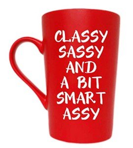 Classy Sassy Smart Assy Christmas Coffee Mug