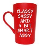 Classy Sassy Smart Assy Christmas Coffee Mug