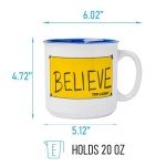 Ted Lasso "Believe" Camper-Style Coffee Mug
