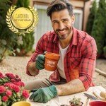 Funny Gardener Coffee Mug with Shovel Spoon