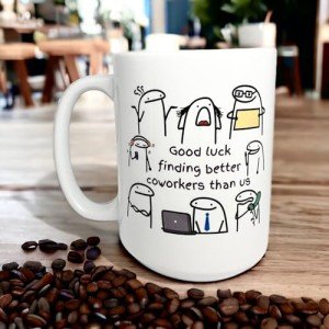 Funny Two-Sided Coffee Mug for Any Occasion