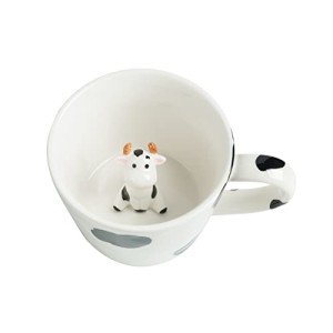 Cow Inside Funny 3D Ceramic Coffee Mug