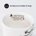 Joyful Prayer Coffee Mug with Birds Design