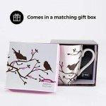 Joyful Prayer Coffee Mug with Birds Design