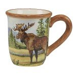 Set of 4 Multicolor Mountain Summit Mugs