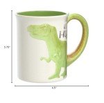 Tea Rex Fun Mug - 16 oz Stoneware