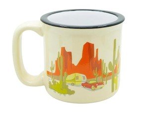Retro Camping Coffee Mug - 15 oz Fun Design