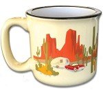 Retro Camping Coffee Mug - 15 oz Fun Design