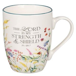 Lord is My Strength Funny Scripture Mug