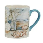 Coastal Landscape Funny Coffee Mugs Set of 4