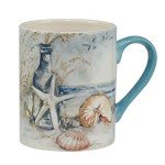 Coastal Landscape Funny Coffee Mugs Set of 4
