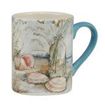 Coastal Landscape Funny Coffee Mugs Set of 4