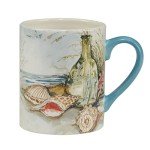 Coastal Landscape Funny Coffee Mugs Set of 4