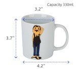 Color Changing Cartoon Character Coffee Mug