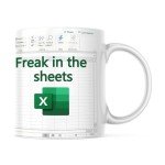 Freak In The Sheets Funny Excel Coffee Mug