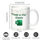Freak In The Sheets Funny Excel Coffee Mug