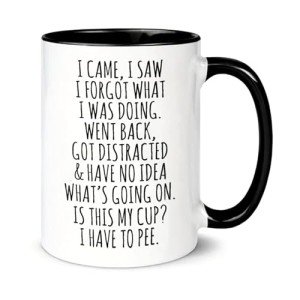 Funny Sarcastic Mug for Senior Coffee Lovers