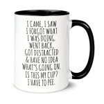 Funny Sarcastic Mug for Senior Coffee Lovers