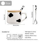 Cute 3D Cow Mug with Lid and Spoon