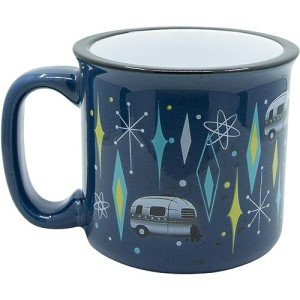 Retro Camping Mug - 15 oz Funny Coffee Humor
