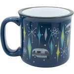 Retro Camping Mug - 15 oz Funny Coffee Humor