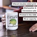 Funny Double-Sided Ceramic Coffee Mug - 15oz