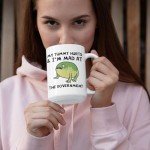 Funny Double-Sided Ceramic Coffee Mug - 15oz