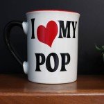 Papa I Love My Pop Funny Coffee Mug