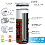 Halloween Horror Character Funny Coffee Tumbler 20oz