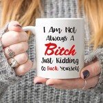 Funny Coffee Mug with Hilarious Christmas Quote