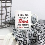 Funny Coffee Mug with Hilarious Christmas Quote