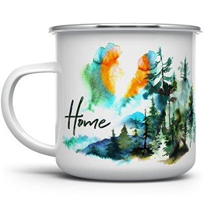 Nature Lover Campfire Coffee Mug for Adventures