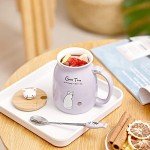 Adorable Cat Mug Set with Fish Spoon