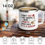 Funny Whispering Pants Chicken Coffee Mug - 14oz